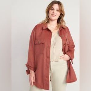 Soft-Brushed Shacket for Women *long*